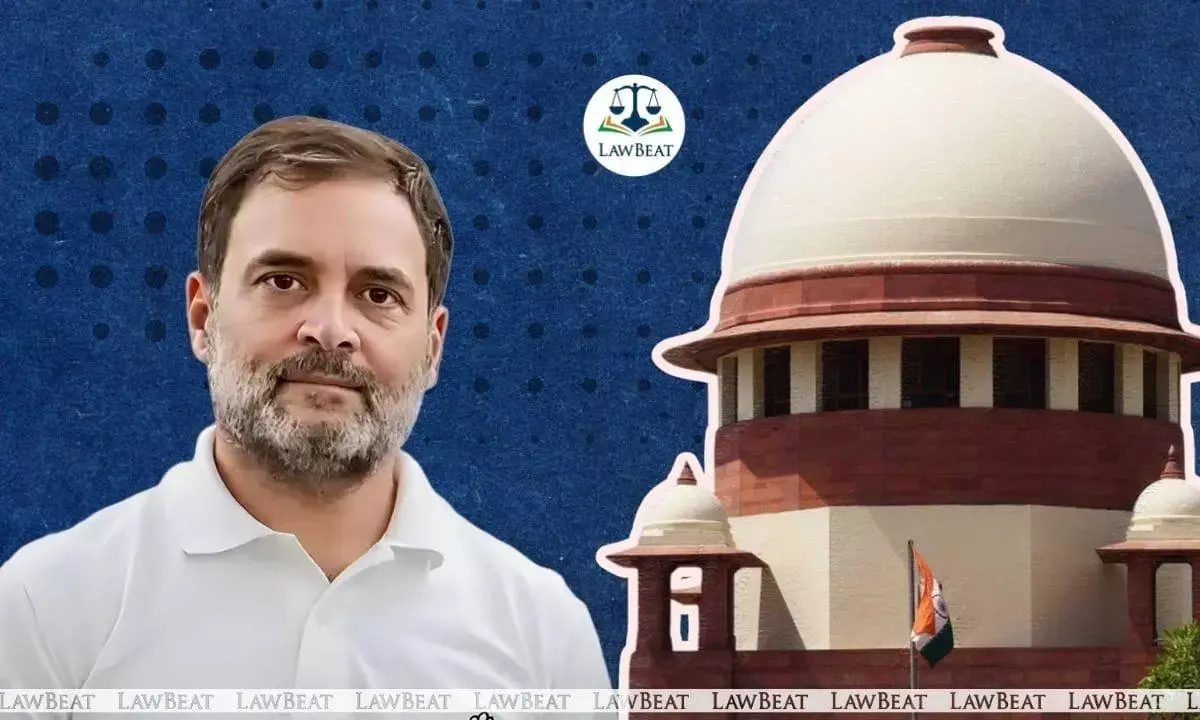 Rahul Gandhi at the Supreme Court as interim stay was extended in the defamation case related to his alleged comments on the Indian Army during the Bharat Jodo Yatra. Rahul Gandhi at the Supreme Court as interim stay was extended in the defamation case related to his alleged comments on the Indian Army during the Bharat Jodo Yatra.