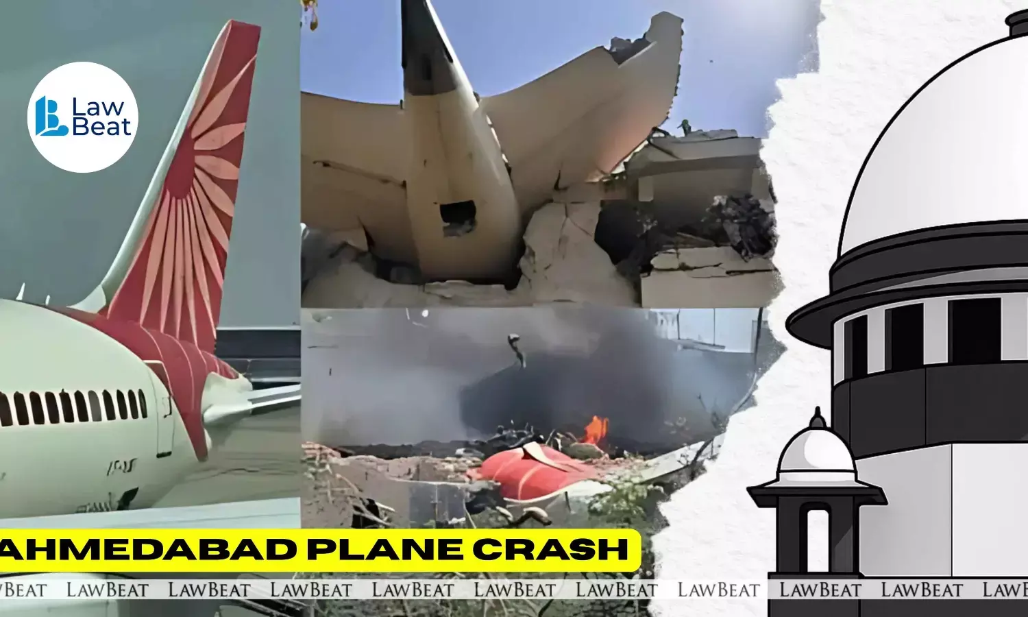 Ahmedabad Plane Crash: Plea before Supreme Court seeks suo moto cognizance, immediate interim compensation Ahmedabad Plane Crash: Plea before Supreme Court seeks suo moto cognizance, immediate interim compensation