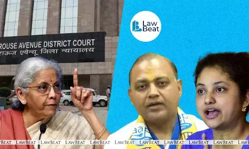 Delhi court order allows advocate Somnath Bharti to represent his wife Lipika Mitra in her defamation complaint against Finance Minister Nirmala Sitharaman. Delhi court order allows advocate Somnath Bharti to represent his wife Lipika Mitra in her defamation complaint against Finance Minister Nirmala Sitharaman.
