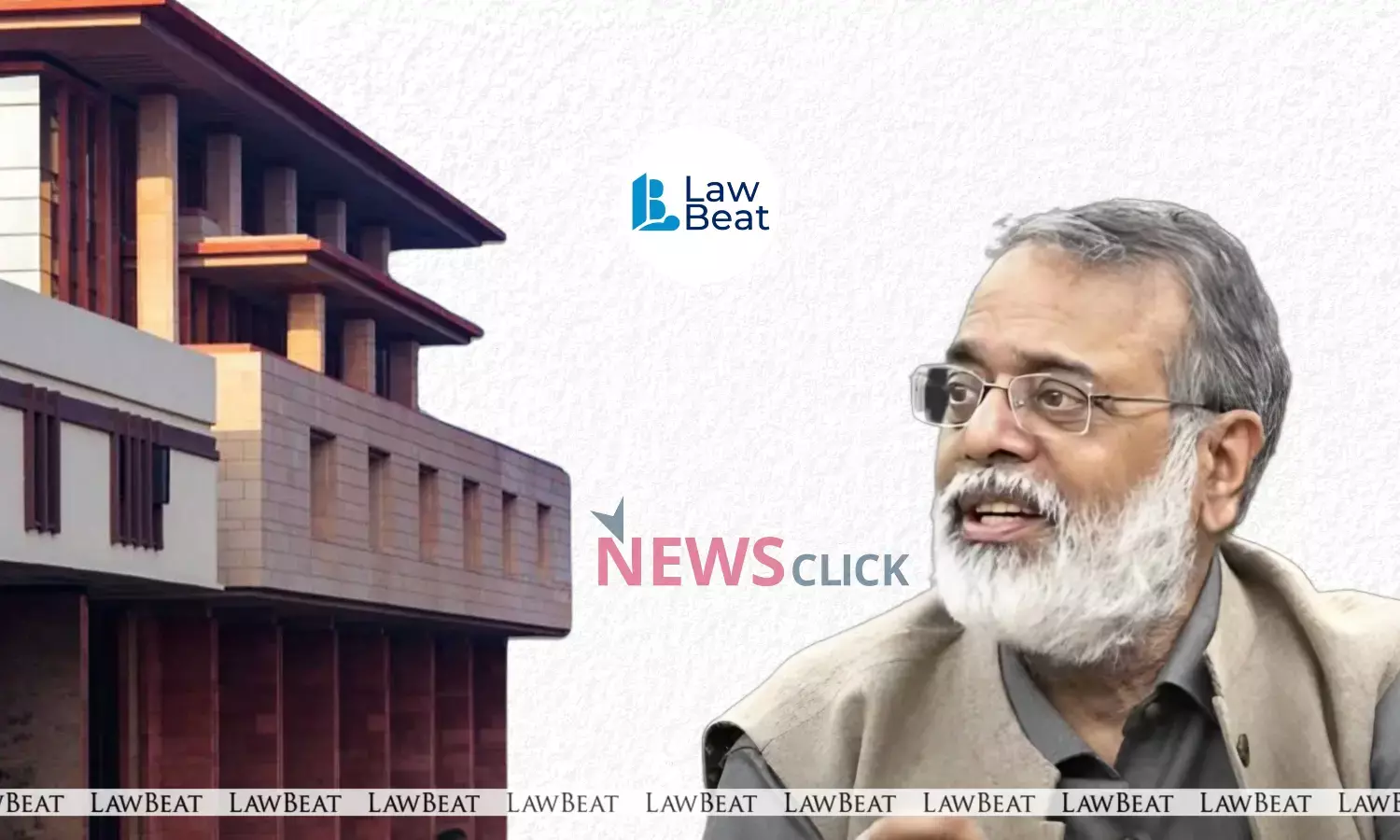 Delhi High Court building after quashing the FIR and ED money laundering proceedings against NewsClick founder Prabir Purkayastha.