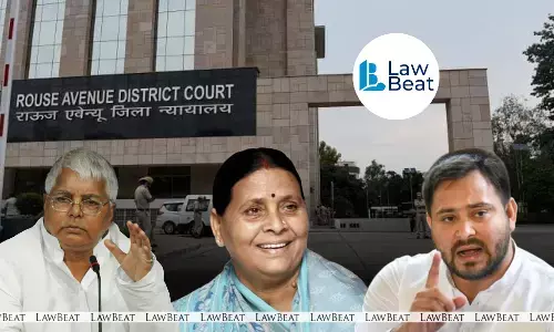 Rouse Avenue Court in Delhi reserving order on framing of charges in LARA Projects PMLA case involving Lalu Prasad Yadav, Rabri Devi and Tejashwi Yadav. Rouse Avenue Court in Delhi reserving order on framing of charges in LARA Projects PMLA case involving Lalu Prasad Yadav, Rabri Devi and Tejashwi Yadav.
