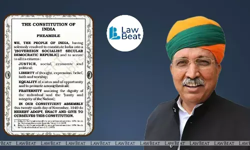 No proposal to remove socialist, secular from Preamble: Law Minister Arjun Ram Meghwal