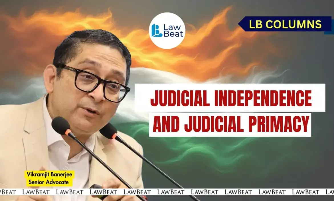 Judicial Independence is not Judicial Primacy: Reassessing the NJAC Verdict Judicial Independence is not Judicial Primacy: Reassessing the NJAC Verdict