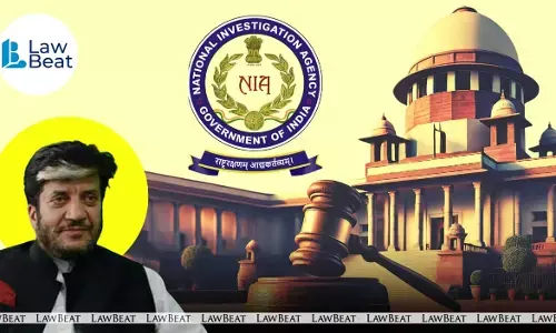 Supreme Court bench hearing arguments in Shabir Ahmed Shah’s terror funding bail case after questioning the NIA’s request for adjournment. Supreme Court bench hearing arguments in Shabir Ahmed Shah’s terror funding bail case after questioning the NIA’s request for adjournment.