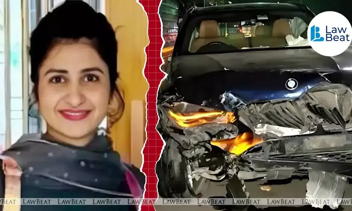 Accused Gagan Preet Kaur appearing before Patiala House Court in the Dhaula Kuan BMW accident case. Accused Gagan Preet Kaur appearing before Patiala House Court in the Dhaula Kuan BMW accident case.