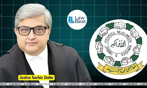 Delhi High Court Judge Justice Sachin Datta presiding over UAPA Tribunal that declared Jammu & Kashmir Ittihadul Muslimeen (JKIM) an unlawful association citing threat to India’s sovereignty.