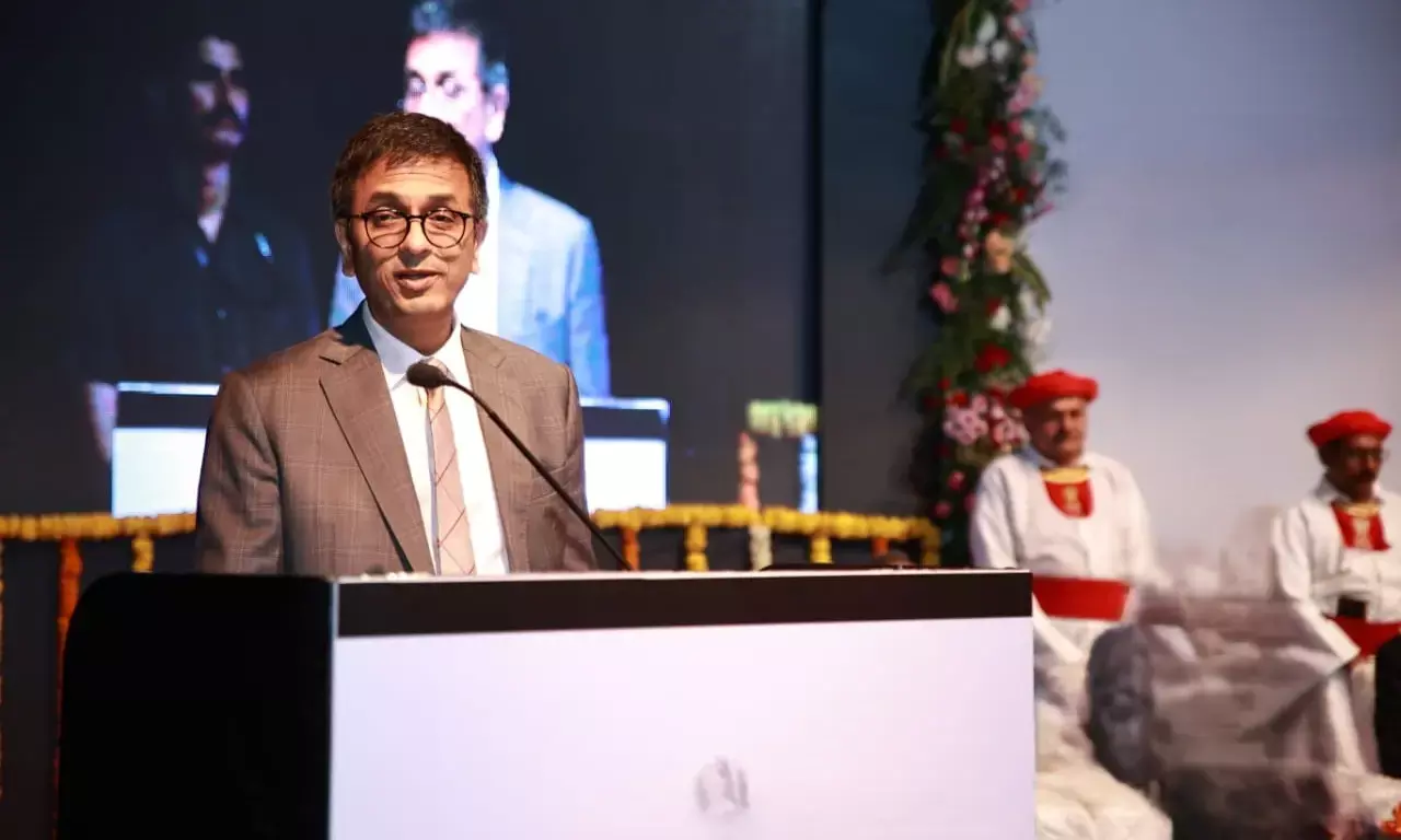 Former CJI Chandrachud discusses judicial independence and Ayodhya verdict in Mumbai. Former CJI Chandrachud discusses judicial independence and Ayodhya verdict in Mumbai.