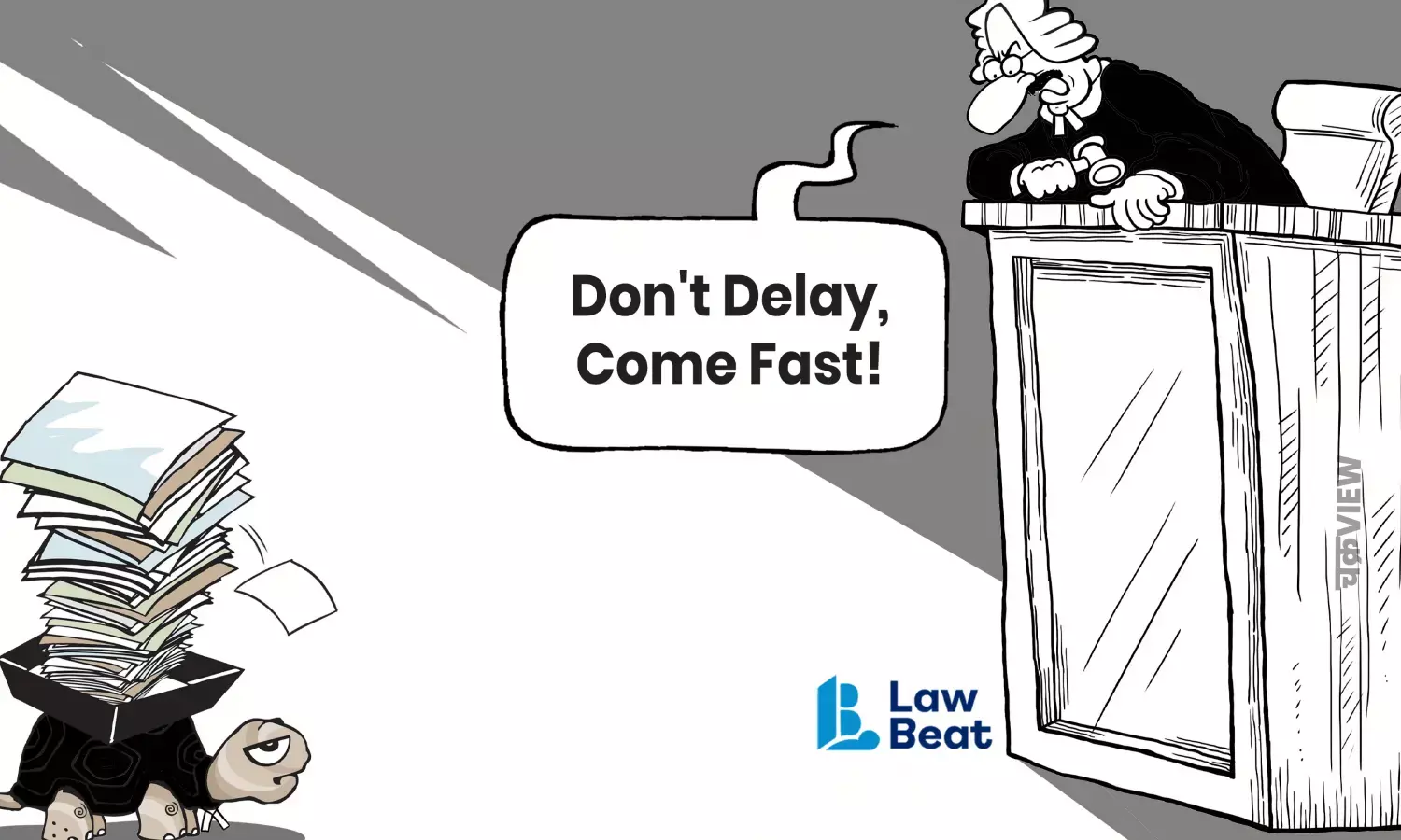[Lawbeat Cartoon] Delayed and Disorganised