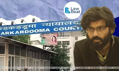 Sharjeel Imam appearing in court in connection with the 2020 Delhi riots conspiracy case in which a Delhi court granted him interim bail.