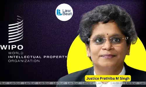 Justice Prathiba M. Singh Appointed Chair of WIPO Advisory Board of Judges for 2025-2027