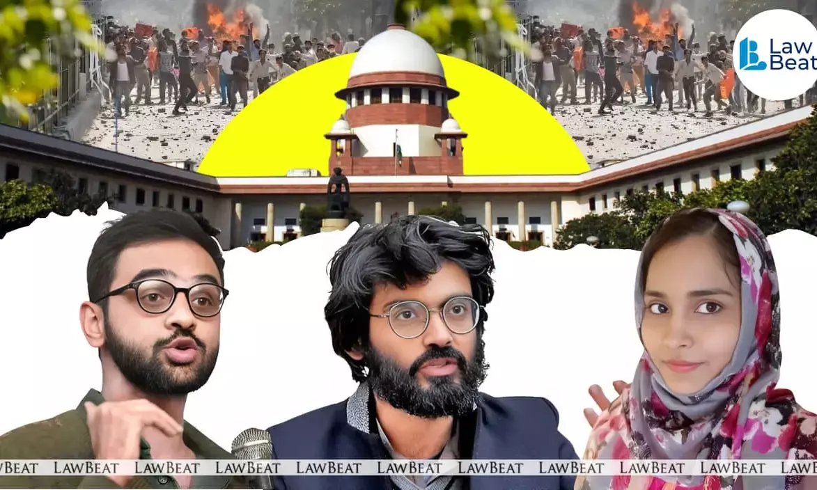 Supreme Court hearing on bail pleas of Umar Khalid, Sharjeel Imam, and Gulfisha Fatima in 2020 Delhi Riots UAPA case; defence counsel allege delay and misuse of supplementary chargesheets by Delhi Police. Supreme Court hearing on bail pleas of Umar Khalid, Sharjeel Imam, and Gulfisha Fatima in 2020 Delhi Riots UAPA case; defence counsel allege delay and misuse of supplementary chargesheets by Delhi Police.