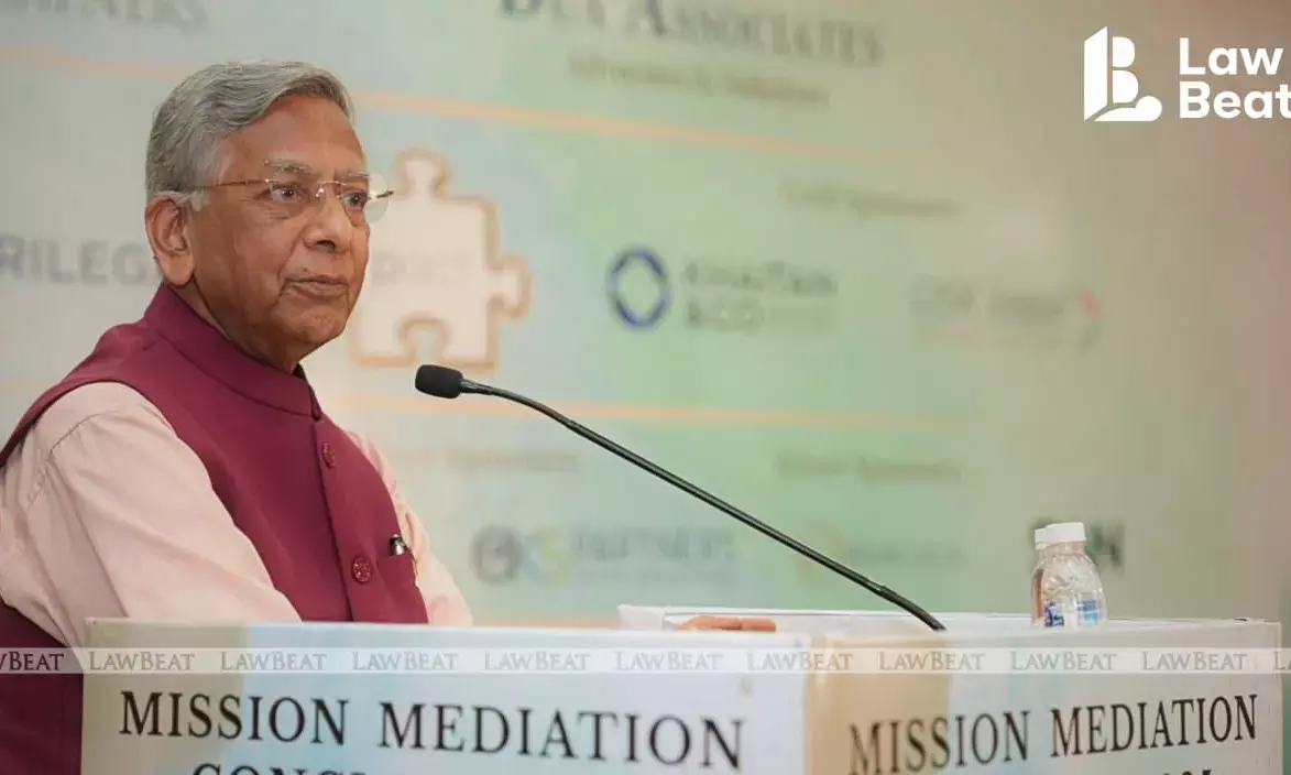 Attorney General R. Venkataramani speaking at Mission Mediation Conclave 2025 at India International Centre, New Delhi, highlighting India’s role in leading global mediation and justice reform. Attorney General R. Venkataramani speaking at Mission Mediation Conclave 2025 at India International Centre, New Delhi, highlighting India’s role in leading global mediation and justice reform.