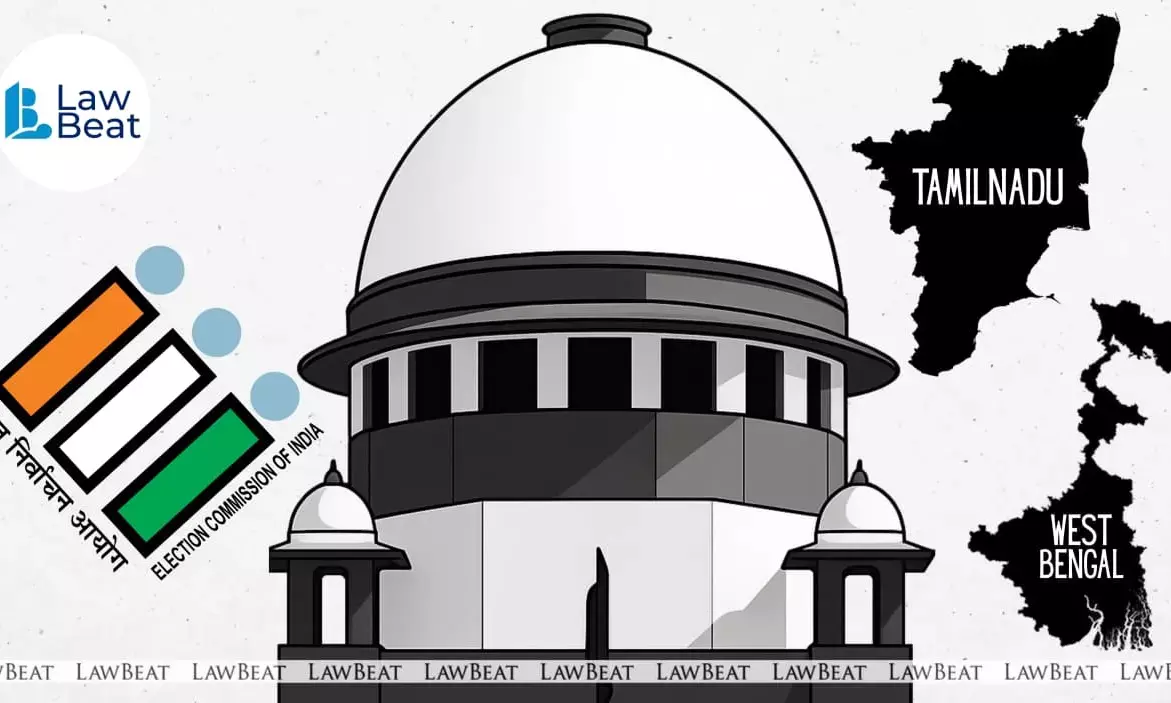 Supreme Court of India hearing petitions against Election Commission’s Special Intensive Revision of electoral rolls in Tamil Nadu and West Bengal filed by DMK and West Bengal Congress.