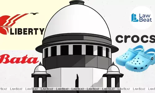 Supreme Court of India building, representing dismissal of Bata and Liberty petitions and revival of Crocs’ passing off suits over iconic clog design.