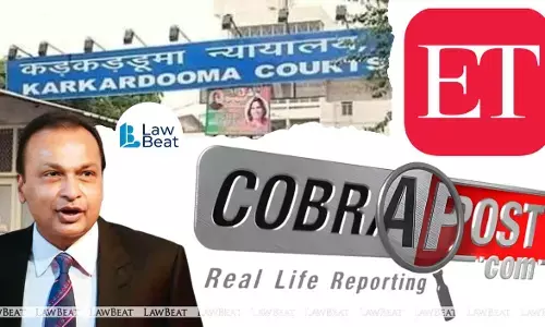 Delhi court building where summons were issued in Anil Ambani’s ₹41,000-crore defamation case after the court refused an interim gag order against Cobrapost and BCCL.