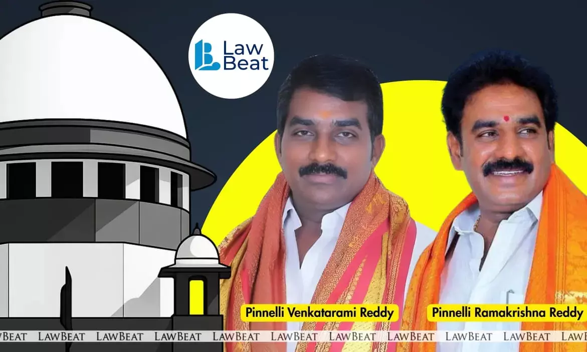 Supreme Court bench hearing case against YSRCP leader Pinnelli Ramakrishna Reddy and his brother over alleged tampering and access to case diary in TDP double-murder case.