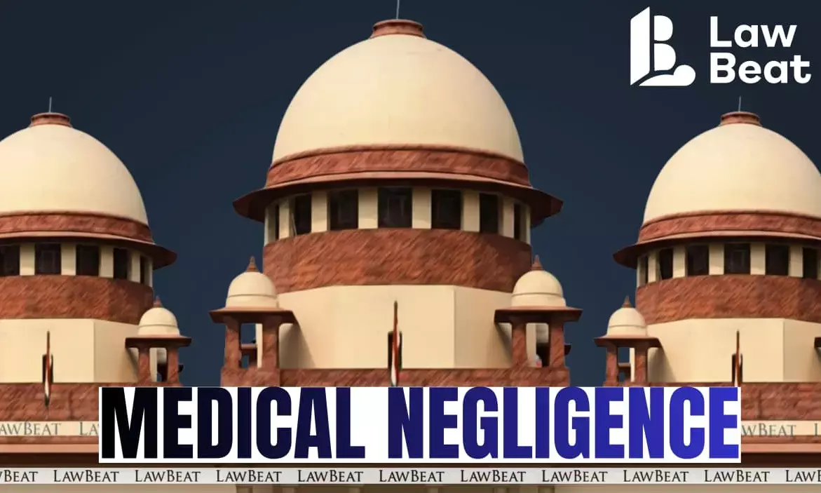 Supreme Court of India building as the Court seeks the Centre’s response on a PIL over delayed medical negligence rules from the Jacob Mathew verdict.