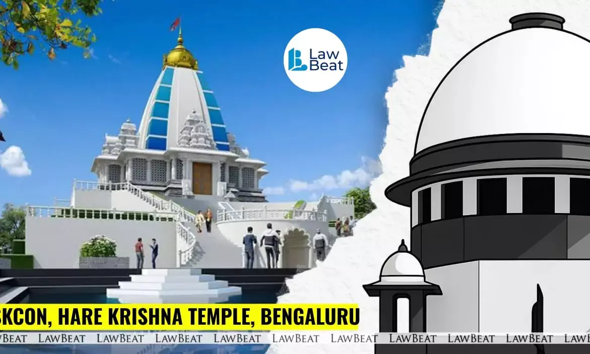 Supreme Court of India building where the Court admitted ISKCON India’s review plea and reopened the dispute over ownership of the Bengaluru Hare Krishna temple.