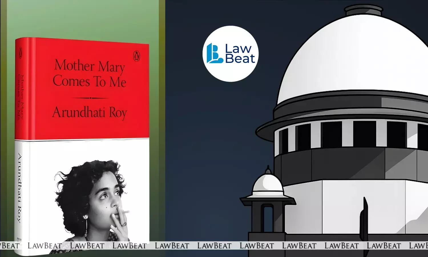 Supreme Court of India building where the bench dismissed a plea to ban Arundhati Roy’s book over its smoking-themed cover image.