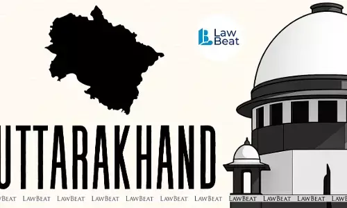 Chief Justice of India Surya Kant and Justice Joymalya Bagchi hearing a suo motu Supreme Court case on illegal forest land encroachment in Uttarakhand.