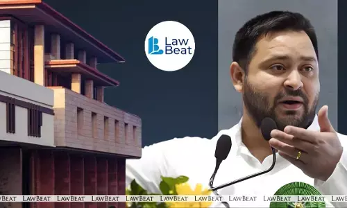 Tejashwi Yadav arrives at Delhi High Court during hearing of his plea in the IRCTC scam case. Tejashwi Yadav arrives at Delhi High Court during hearing of his plea in the IRCTC scam case.