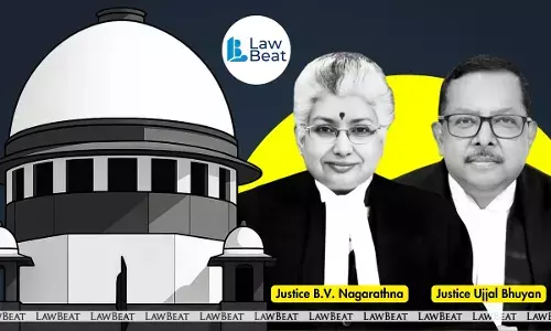 Supreme Court of India where Justices B V Nagarathna and Ujjal Bhuyan heard a journalist’s plea to quash an FIR over a controversial WhatsApp message.