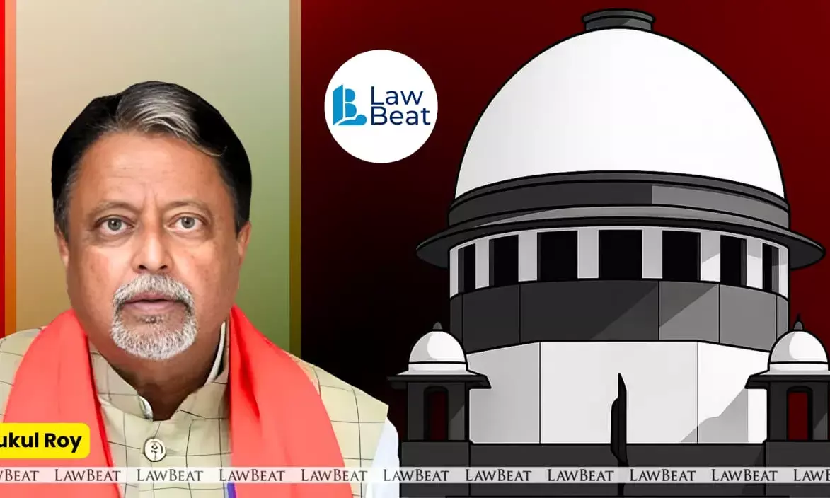 Supreme Court of India staying Calcutta High Court judgment on Trinamool Congress leader Mukul Roy’s disqualification under anti-defection law