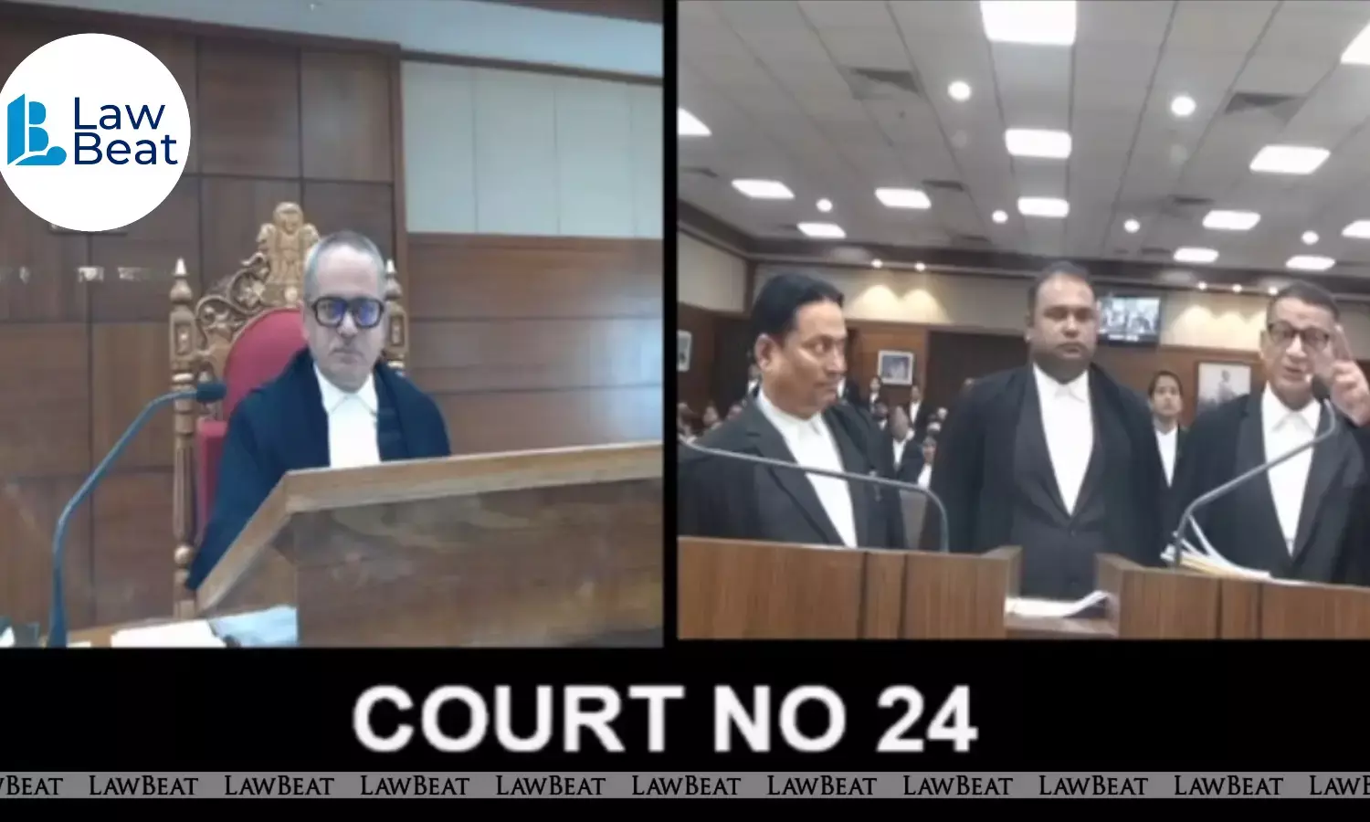 Supreme Court of India hearing a plea challenging Jharkhand High Court’s suo motu criminal contempt proceedings against a lawyer over a viral courtroom video.
