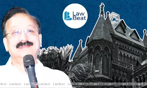 Bombay High Court building with image of accused in Baba Siddiqui murder case.