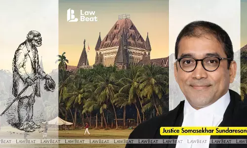Bombay High Court building with Justice Somasekhar Sundaresan in Senior Citizens Act eviction case.