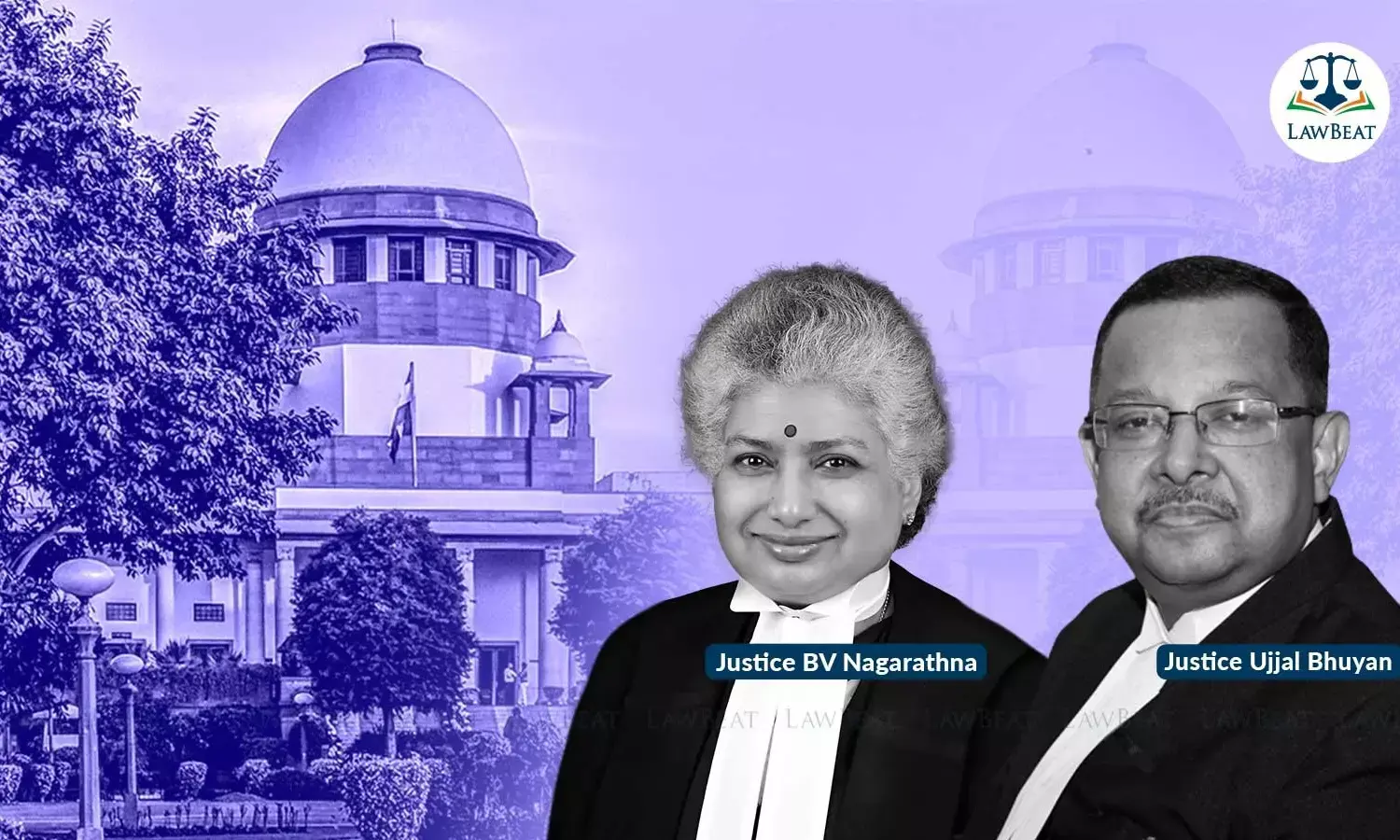Justices B.V. Nagarathna and Ujjal Bhuyan of the Supreme Court of India hearing bail plea in false promise to marry rape case.