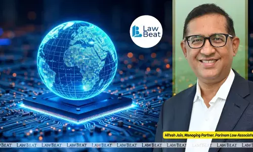 Hitesh Jain, Managing Partner at P&A Law Offices, at Harvard India Conference 2026 discussing impact of artificial intelligence on the legal profession