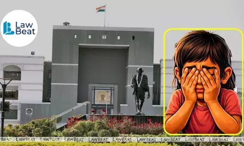 Gujarat High Court building with representational image on child rape case Gujarat High Court building with representational image on child rape case