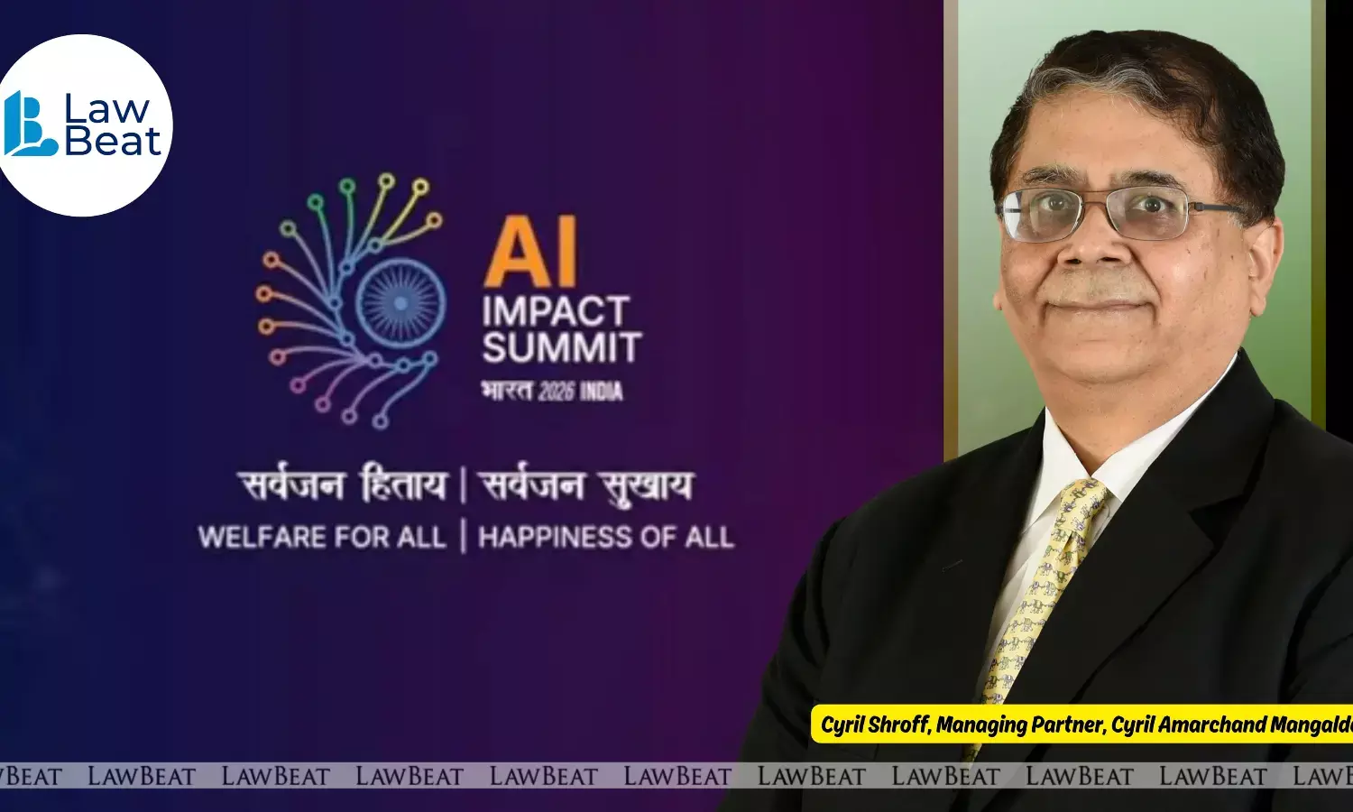 Cyril Shroff at India AI Impact Summit Cyril Shroff at India AI Impact Summit