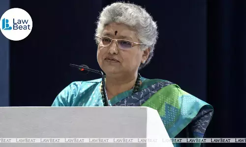 Justice B V Nagarathna speaking at the Kerala High Court during the Justice T S Krishnamoorthy Iyer Memorial Lecture on transformative constitutionalism and judicial independence.