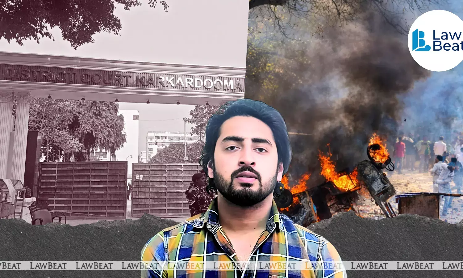 Shahrukh Pathan aiming a gun at a Delhi Police constable during the 2020 North-East Delhi riots.