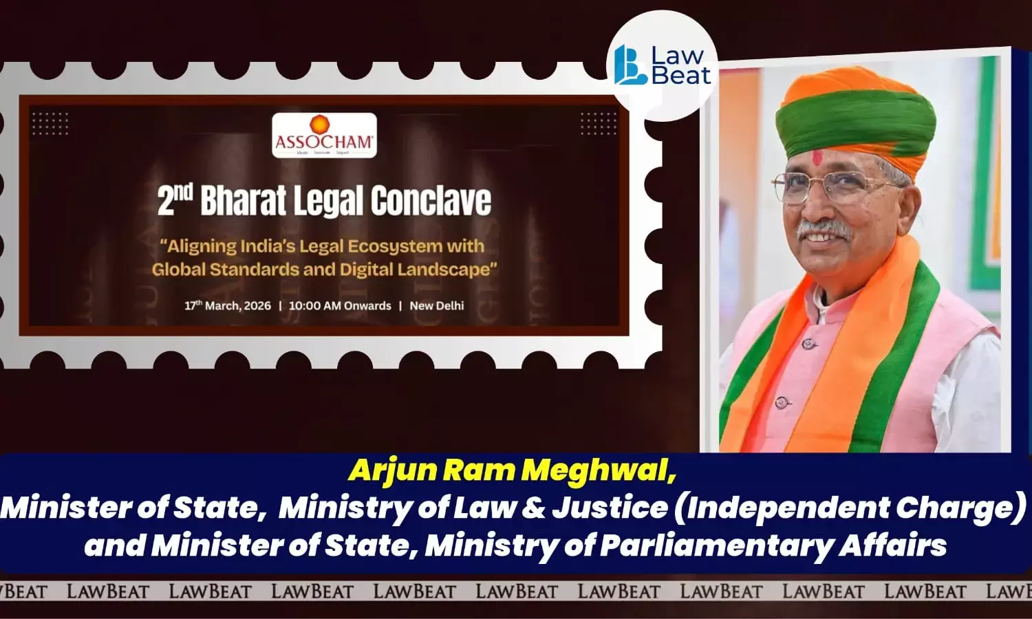 Arjun Ram Meghwal Pushes For Tech-Driven Legal System At Bharat Legal Conclave