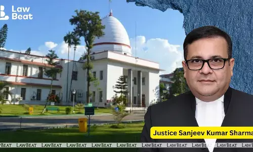 Justice Sanjeev Kumar Sharma with Gauhati High Court building in background relating to POCSO acquittal judgment Justice Sanjeev Kumar Sharma with Gauhati High Court building in background relating to POCSO acquittal judgment
