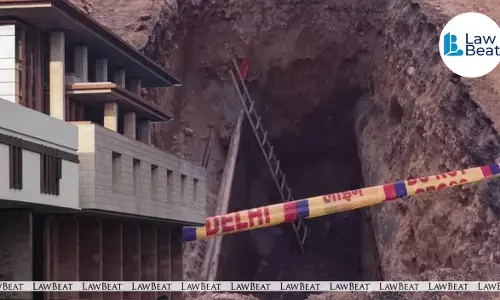 Delhi High Court hearing contractor bail plea in Janakpuri excavation death case involving alleged negligence.