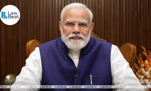 PM Modi speaking on women’s reservation law and its role in strengthening India’s democracy