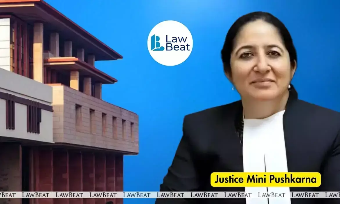 Justice Mini Pushkarna of Delhi High Court delivering judgment on arbitral award challenge under Section 34 Justice Mini Pushkarna of Delhi High Court delivering judgment on arbitral award challenge under Section 34