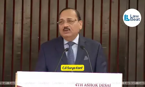 Chief Justice of India Surya Kant addressing audience at Dinkar Memorial Lecture highlighting AI bias against poor and importance of social justice