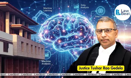 Justice Tushar Rao Gedela of Delhi High Court in a case concerning copyright for AI-generated artwork Justice Tushar Rao Gedela of Delhi High Court in a case concerning copyright for AI-generated artwork