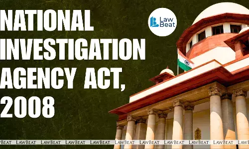 Supreme Court hearing petition challenging the constitutional validity of the National Investigation Agency Act, 2008, and granting the Centre four weeks to file its response. Supreme Court hearing petition challenging the constitutional validity of the National Investigation Agency Act, 2008, and granting the Centre four weeks to file its response.