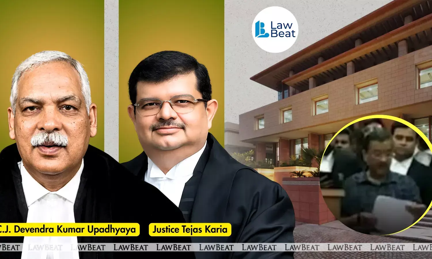 Delhi High Court judges during hearing on PIL related to unauthorized recording of courtroom proceedings involving Arvind Kejriwal Delhi High Court judges during hearing on PIL related to unauthorized recording of courtroom proceedings involving Arvind Kejriwal