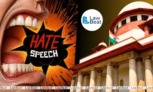 Supreme Court bench delivering judgment on hate speech petitions, holding no legislative vacuum exists and dismissing pleas.
