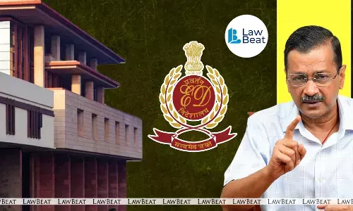 Delhi High Court building as it issues fresh notice to Arvind Kejriwal in ED summons case related to excise policy probe