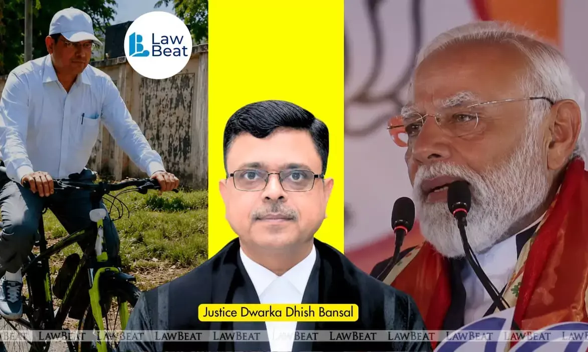 MP High Court Judge Rides Bicycle To Court Amid Fuel Crisis Concerns Raised By PM Narendra Modi MP High Court Judge Rides Bicycle To Court Amid Fuel Crisis Concerns Raised By PM Narendra Modi