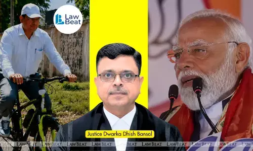 MP High Court Judge Rides Bicycle To Court Amid Fuel Crisis Concerns Raised By PM Narendra Modi MP High Court Judge Rides Bicycle To Court Amid Fuel Crisis Concerns Raised By PM Narendra Modi