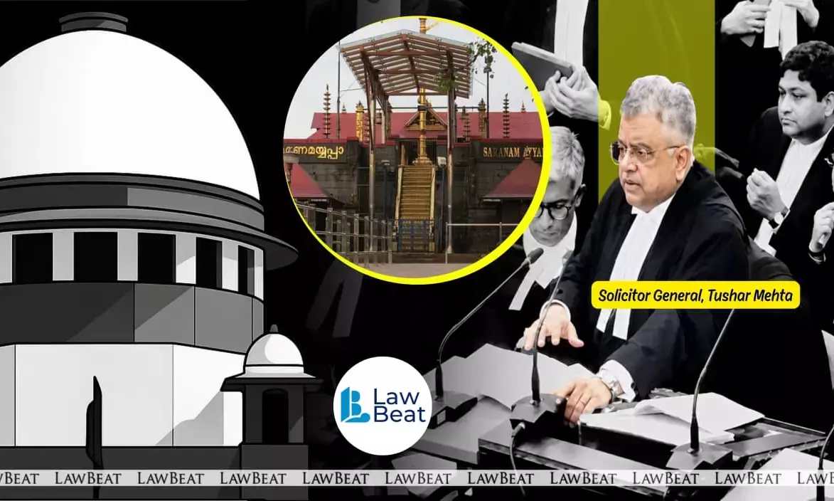 Tushar Mehta arguing before the Supreme Court of India in the Sabarimala Reference hearing Tushar Mehta arguing before the Supreme Court of India in the Sabarimala Reference hearing